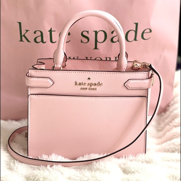 kate spade Handbags - Kate Spade purse Staci Small Crossbody Satchel in Chalk Pink